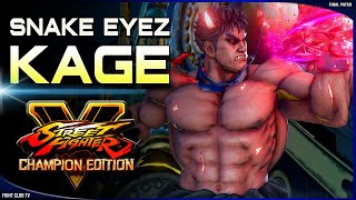 Snake Eyez (Kage) ➤ Street Fighter V Champion Edition • SFV CE