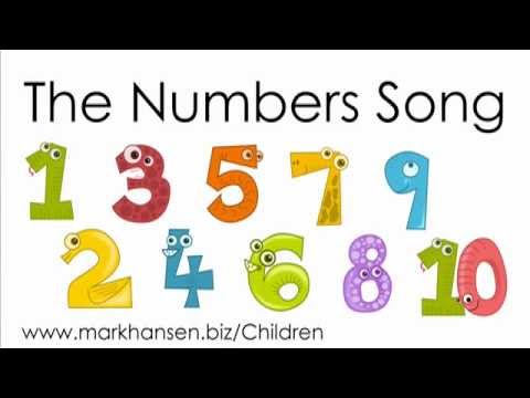 Counting Songs for Children 1-10 Numbers Song Kids Toddlers Kindergarten Preschoolers Number Animal