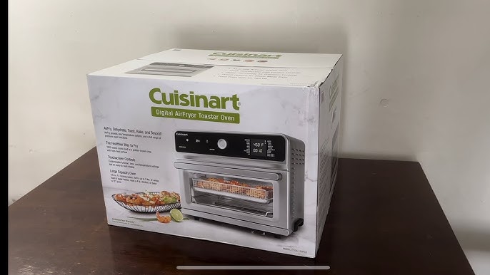  Cuisinart Digital Airfryer Toaster Oven.0.6 cu.ft. (17L). CTOA- 130PC3 silver (Renewed): Home & Kitchen