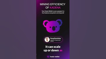 The mining efficiency of the Kadena Blockchain