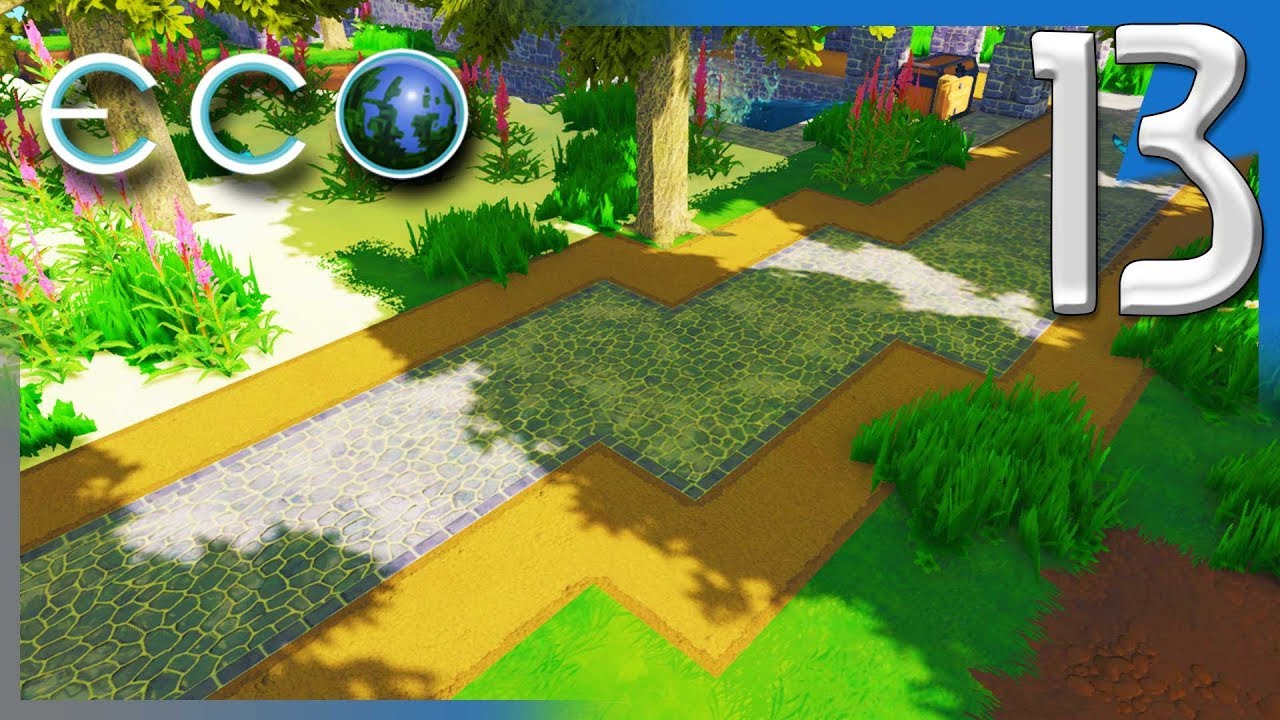 STONE ROADS & RESEARCHING ADVANCED SMELTING! | Eco Gameplay/Lets Play S2E13