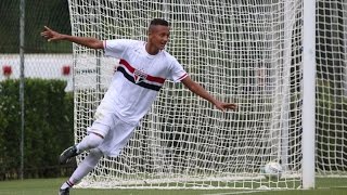 São Paulo 2x0 Santos - Campeonato Paulista sub-15 (2014) - gol de Tuta