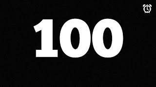 100 Second Countdown Timer (4K) | 1 Minute 40 Seconds Timer | How To | AJ AND DJ PRODUCTIONS