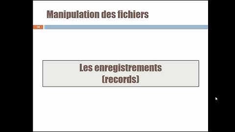 التسجيلات records في باسكال