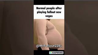 Normal People after Playing Fallout NV #fallout #fyp #mrfallout2281 #funny #memes #falloutnewvegas