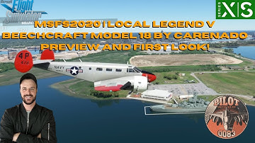 MSFS2020 | LOCAL LEGEND V BEECHCRAFT MODEL 18 BY CARENADO PREVIEW AND FIRST LOOK! XBOX & PC