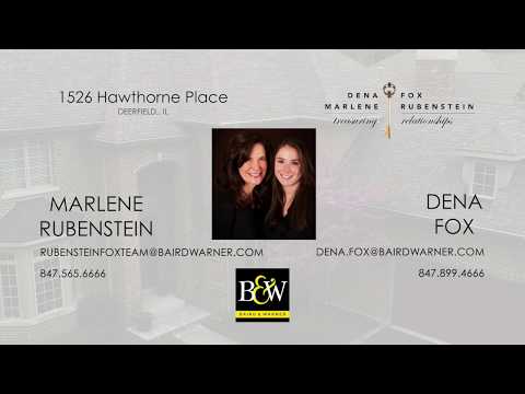 1526 Hawthorne Place, Deerfield, IL home video tour