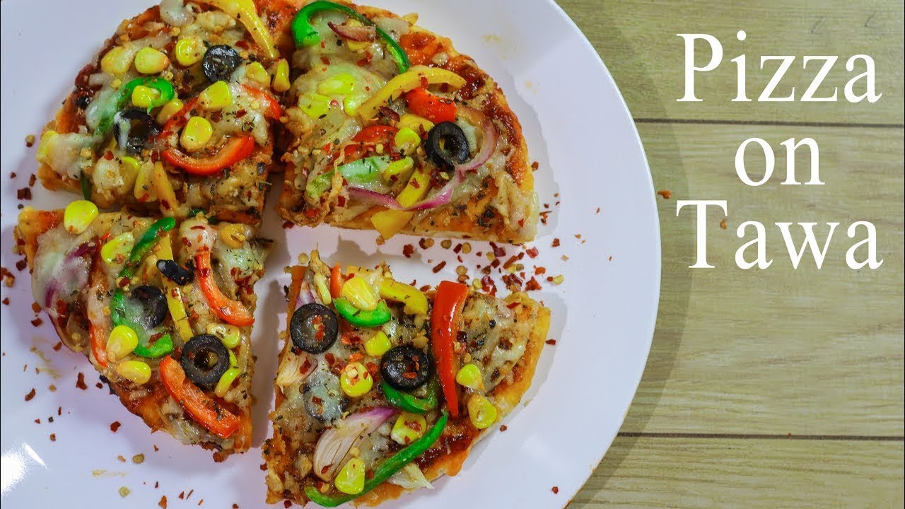 Veg Pizza on Tawa | Pizza Recipe In Hindi Without Yeast | MintsRecipes