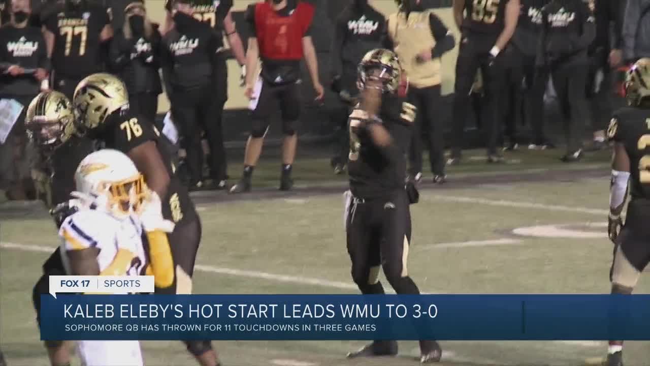 Kaleb Eleby's hot start leads WMU to 3-0 record