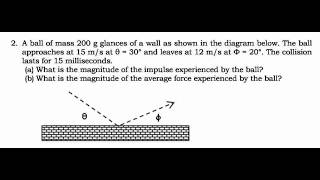 Introduction to Momentum and Impulse Calculation