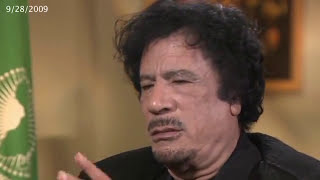 Gadhafi: 'I am the leader of a revolution, not a country' (2009)