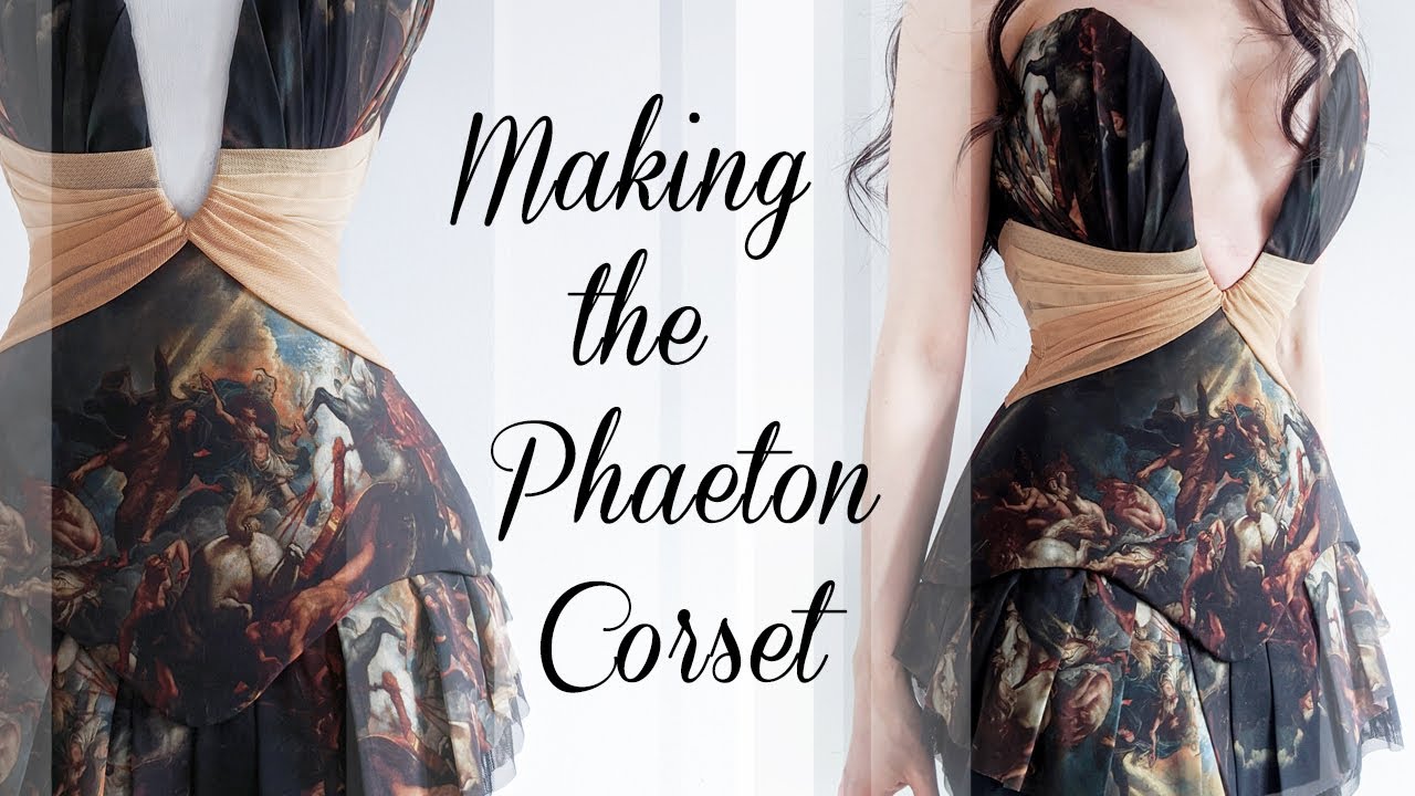 Making the Phaeton corset | Step by Step | RetroFolie