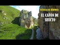 Naturaleza hermosa, Cañón de Shucto | vistas aéreas drone 4k