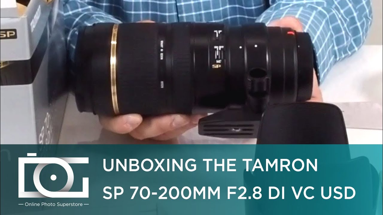 TAMRON SP 70-200mm F2.8 Di VC USD Telephoto Zoom Lens for CANON NIKON Cameras | Unboxing