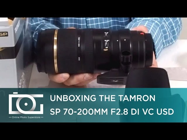TAMRON SP 70-200mm F2.8 Di VC USD Telephoto Zoom Lens for CANON