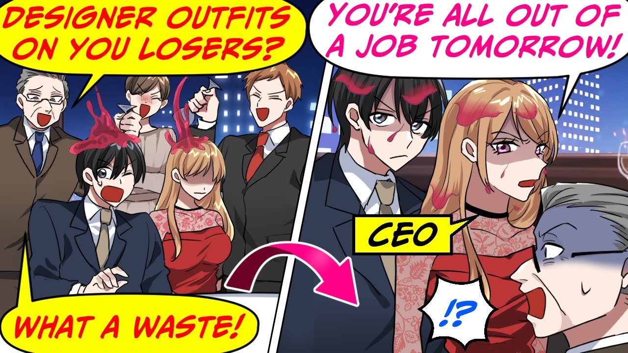 My Client Threw Wine On Me & My Wife at a Company Networking Party! But…[RomCom Manga Dub]