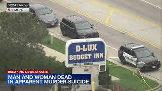 2 dead in apparent murder-suicide at Lemont motel