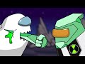 Diamond Head Ben10 Hunt Imposter saves Henry stickman Ep 25 - Among us Ben10 cartoon animation