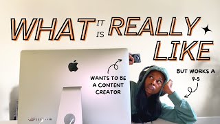 Celebrity a *REAL* day in the life as a growing content creator w/ a 9-5 | brand deals, work, & tiktok Wealth