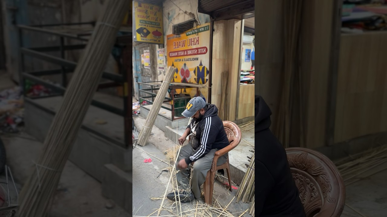 Famous Kite Maker Of Amritsar // Biggest Kite Ever In World // 6 Feet Man Kite 