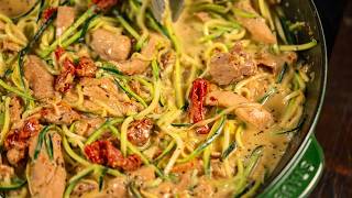 The Most Delicious Chicken Zucchini Noodles You'll Ever Taste!