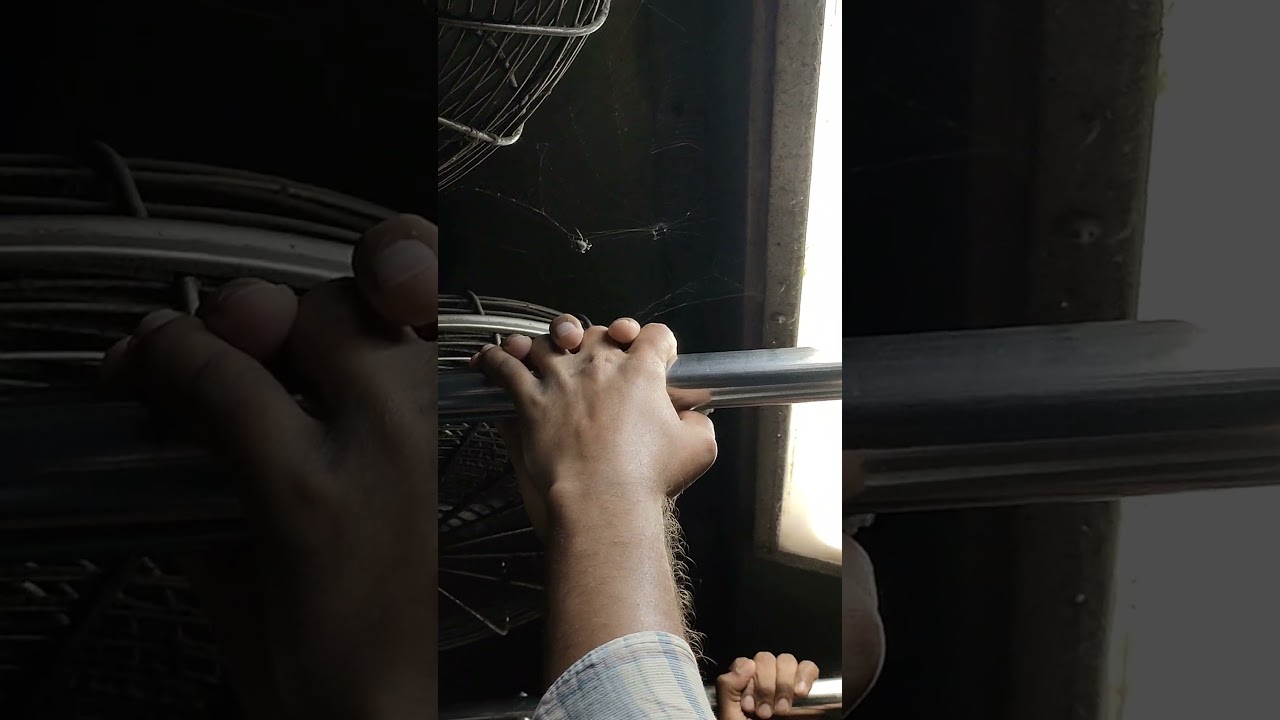 Mumbai Local Surprise: Watch a Spider Spin Its Web on the Moving train