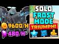 SOLO Frost Mode Speedrun &amp; Coin Grind Triumph + Full Guide | TDS Tower Defense Simulator