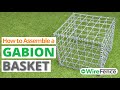 How to Assemble a Gabion Basket - Quick & Easy