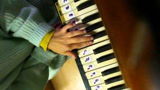 Klavír - 42 Deštivý den, levá ruka