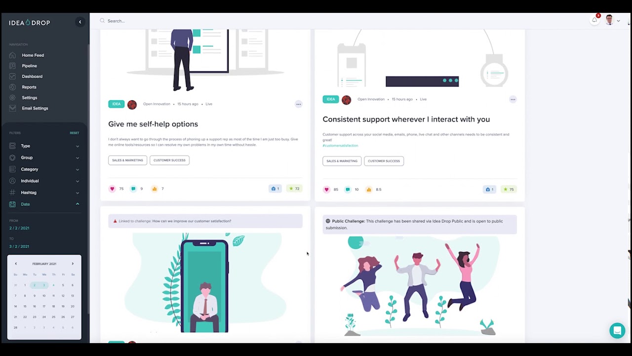 What's new in Idea Drop: Public Challenges