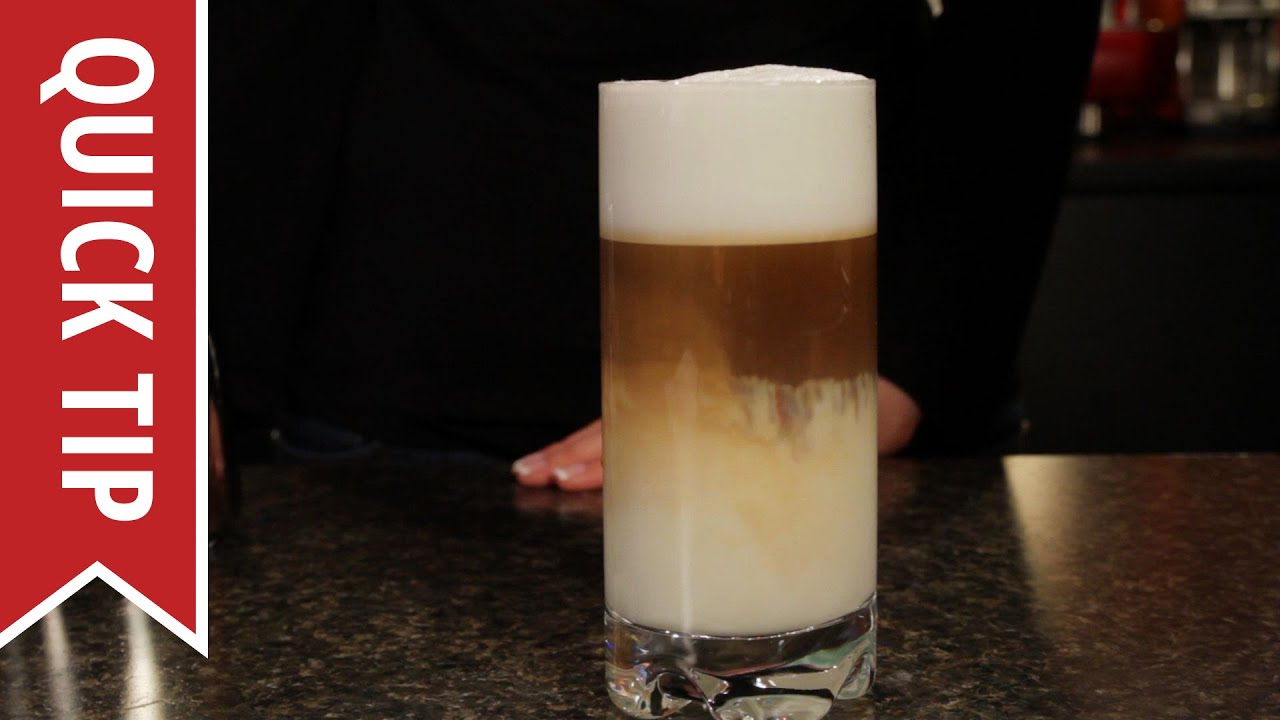 Do it yourself: how to make a latte macchiato?