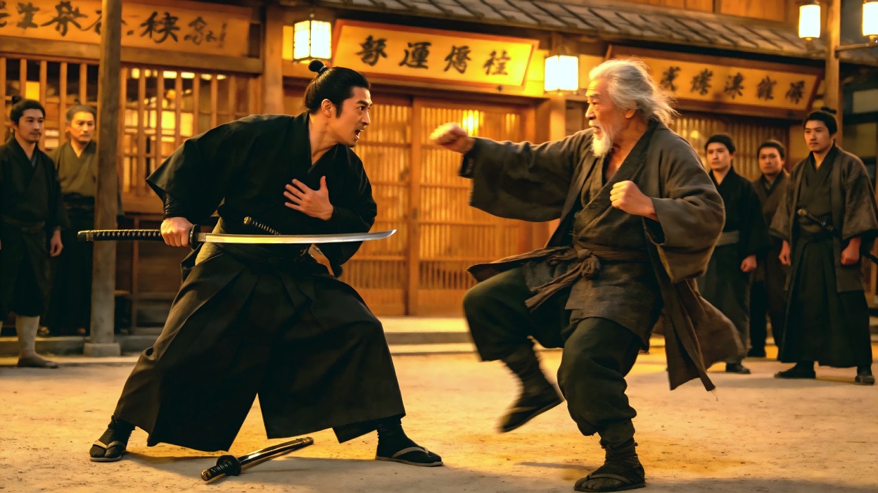 2026功夫電影！日本武士囂張跋扈，卻被醉拳乞丐一招瞬殺！#kungfu #功夫