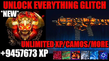 *NEW* SOLO UNLOCK EVERYTHING GLITCH! PRESTIGES/CAMOS/UNLIMITED XP! BO7 GLITCHES! BO7 ZOMBIES GLITCH!