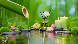 Healing Piano Music Calm Your Mind 🌿 Bamboo Water Fountain, Deep Sleep and Stress Relief Music screenshot 4
