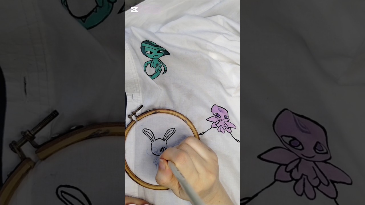 let's paint fluff from miraculous ladybug 💕 