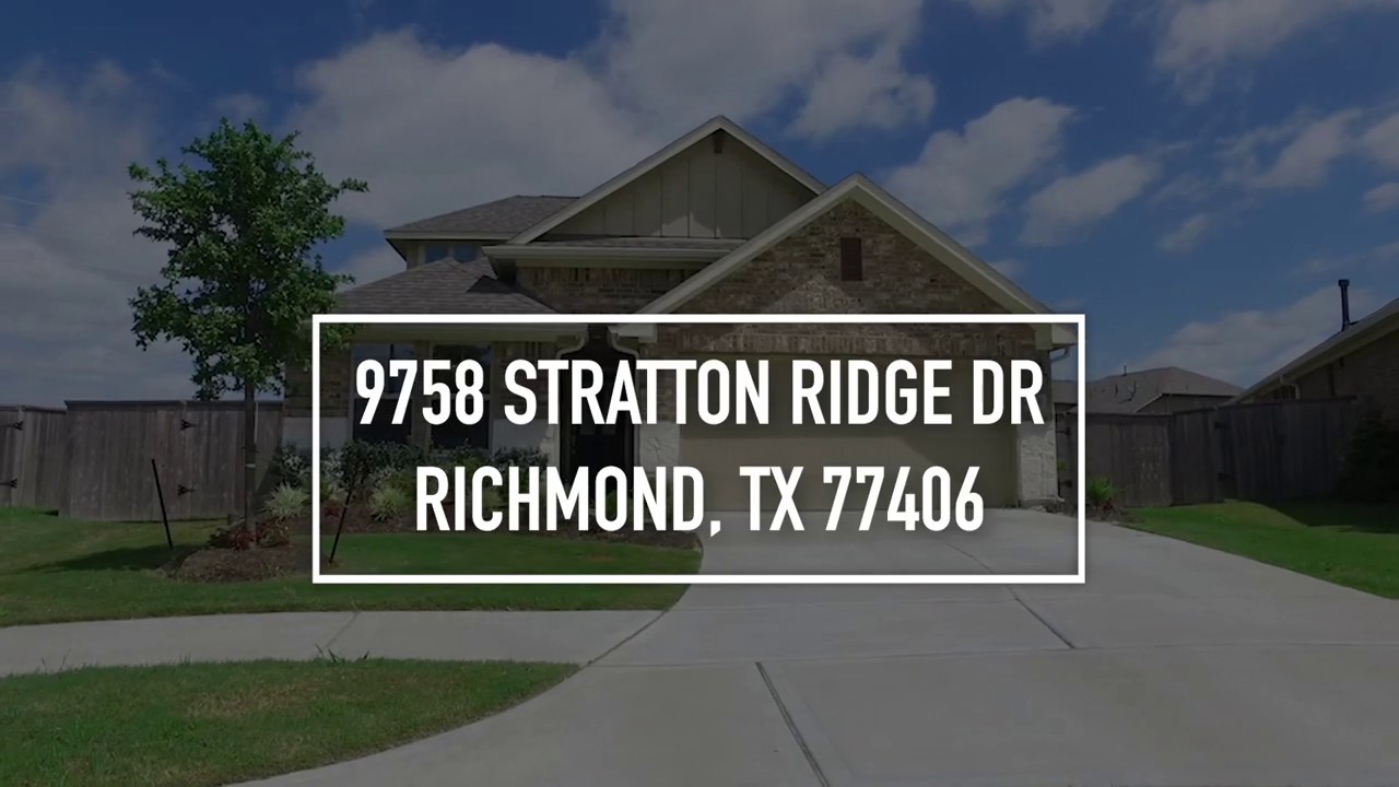 9758 Stratton Ridge Dr, Richmond, TX 77406 VO - YouTube