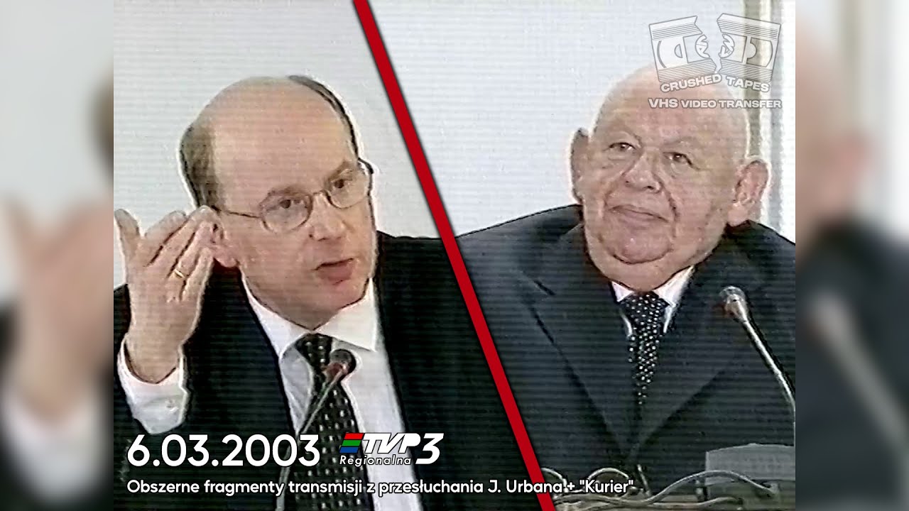 Fragm-y emisji regionalnej Trójki - 6.03.2003 (afera Rywina: przesłuchanie Jerzego Urbana; Kurier)