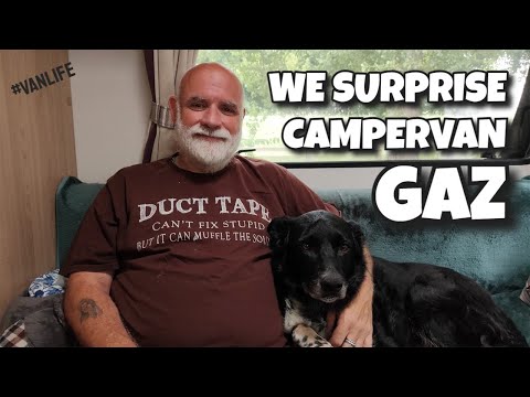 We Surprise Campervan Gaz | Charlie Gains a New Friend #vanlife