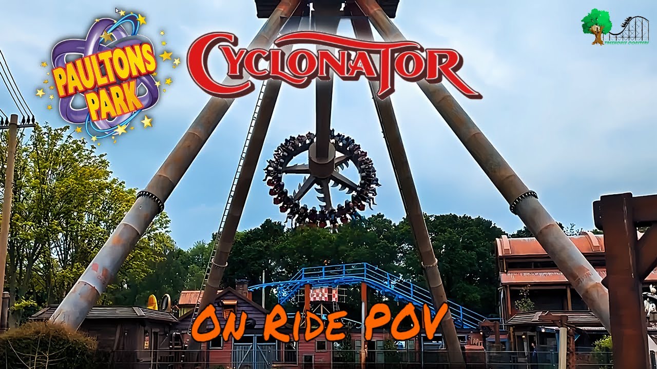Lets Ride Cyclonator FULL On Ride POV  Paultons Park