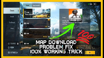 BGMI map download problem fix | Pubg mobile india map not downloading error solved 100%|