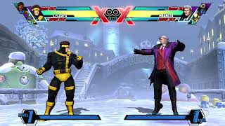 UMVC 3 - Cyclops, Evil Ryu, Thanos Combos
