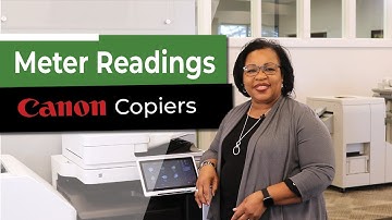 How to Find Meter Readings on a Canon Copier