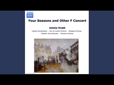 Antonio Vivaldi, 西崎崇子, Capella Istropolitana, Stephen Gunzenhauser - The Four Seasons, Violin Concerto in F Minor, Op. 8 No. 4, RV 297 "Winter": II. Largo