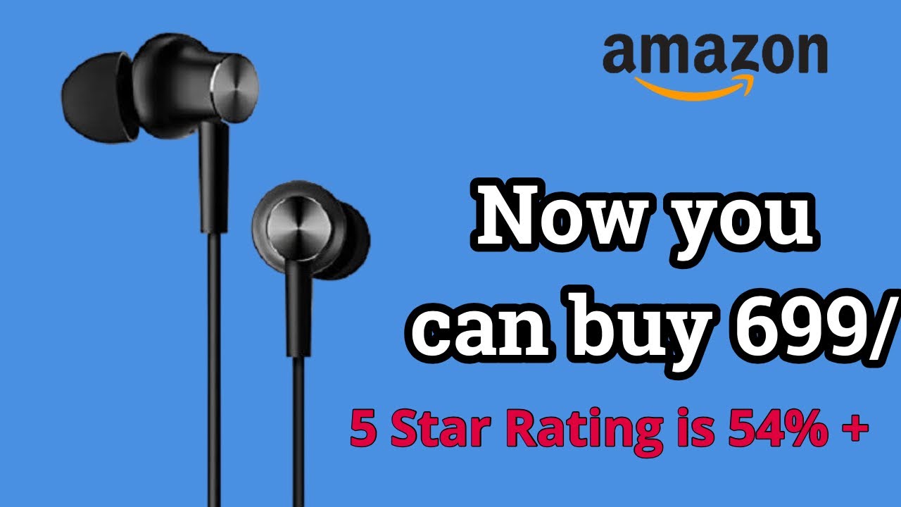 Mi Earphones with Dynamic bass, Music Control and mic (Black) Buy only