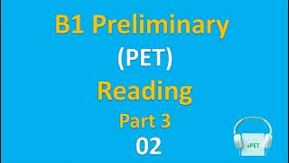 B1 Preliminary (PET) Reading Part 3 (Multiple Choice) with answers - T02