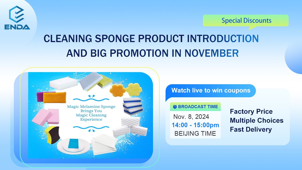 Custom Magic Cleaning sponge products for sale and Big promotion in November