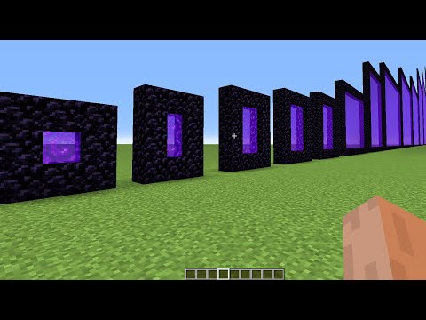 how big can be nether portal?