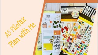 Plan with Me | Filofax Planner | 9/28/20 #filofax #thehappyplanner