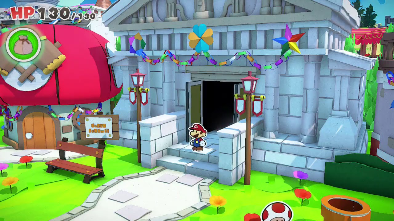Paper Mario The Origami King Toad Town 3 YouTube