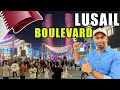 🇶🇦QATAR 2022 | LUSAIL BOULEVARD | Lusail boulevard 3d screen | walking Tour 4K | jenishliz